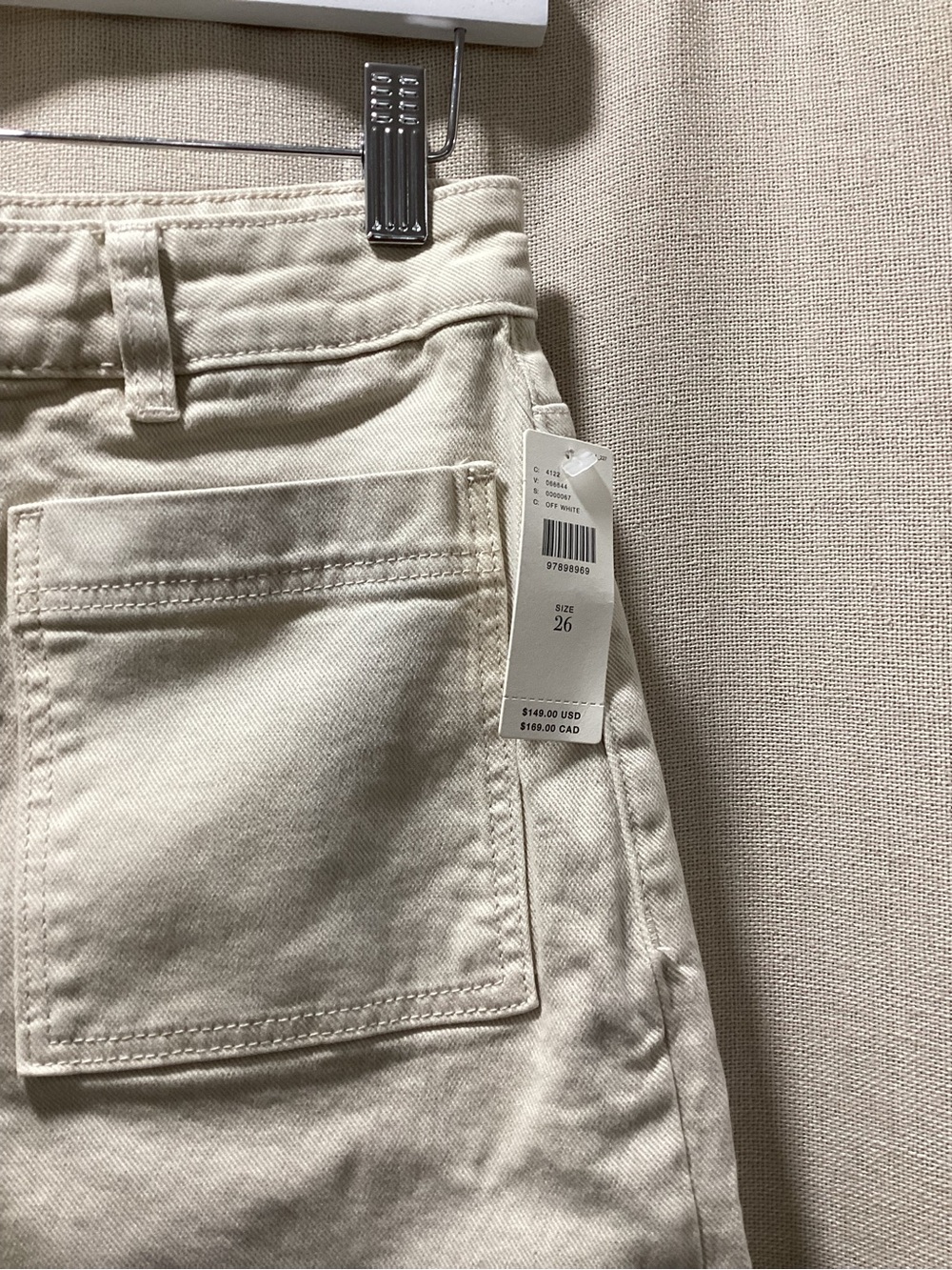ROLLA’S Sailor Jean Off White Wide Leg Jeans | Size 26 | NWT - Picture 5 of 7